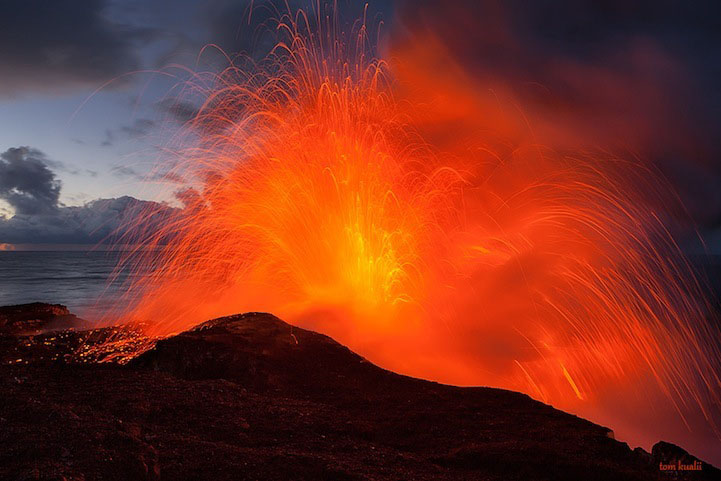 Scène d'apocalypse : l'éruption du volcan hawaïen Kilauea (7)