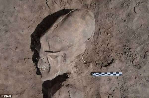 La crâne d'un extraterrestre a été retrouvé au Mexique