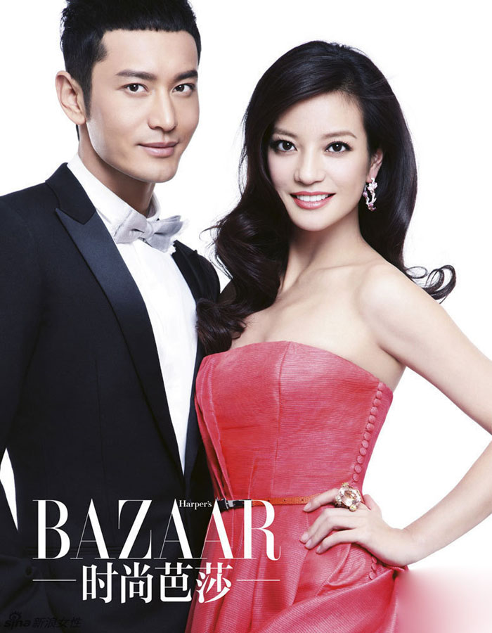 Les acteurs chinois Zhao Wei et Huang Xiaoming