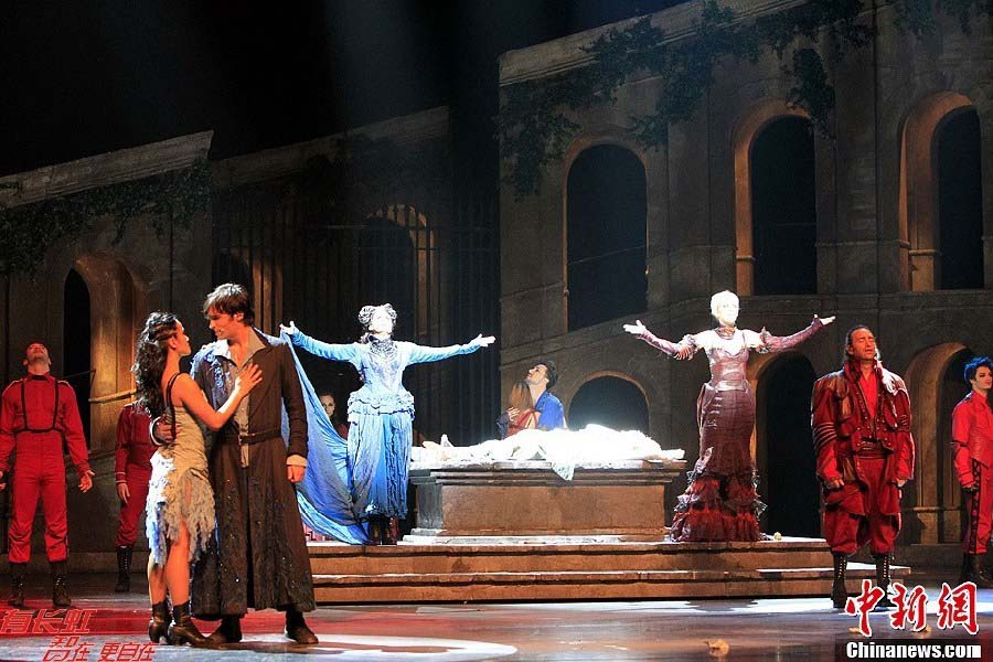 Présentation de la comédie musicale Roméo et Juliette à Shanghai (4)