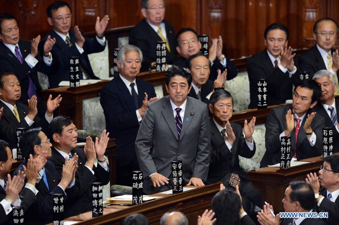 Shinzo Abe est le nouveau Premier ministre du Japon