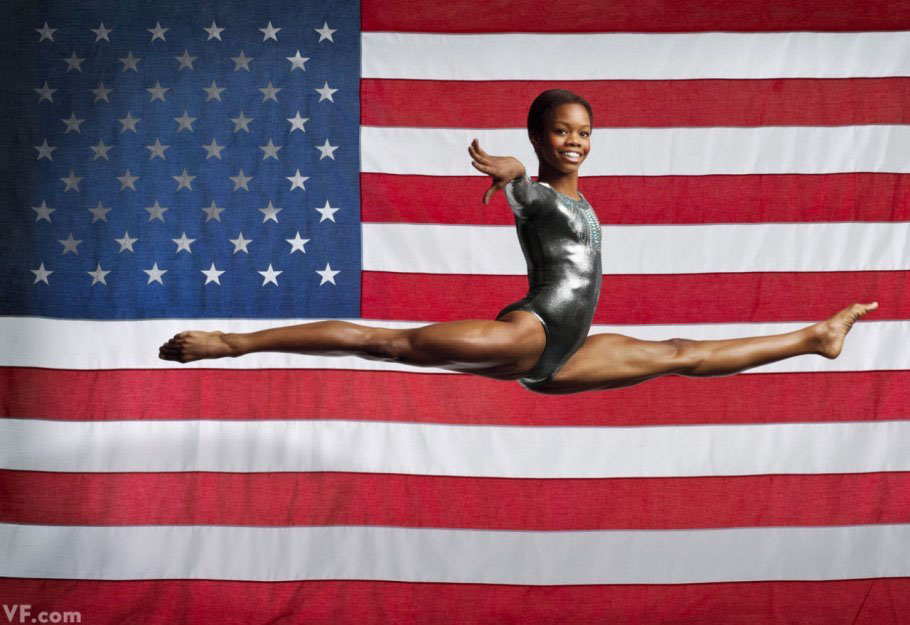 La gymnaste américaine et championne olympique Gabrielle Douglas. (Photo : Jonas Fredwall Karlsson)