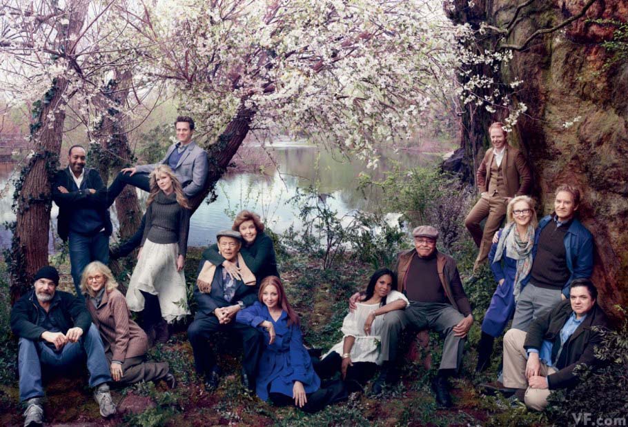 Les acteurs fameux de Public Theater de New York. (Photo : Annie Leibovitz)