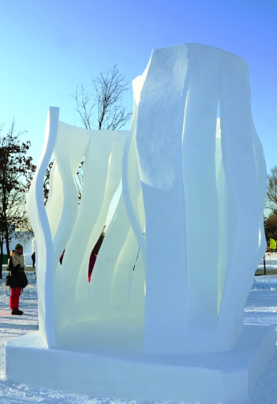 Concours de sculptures de neige à Harbin : l'équipe française remporte le titre (2)