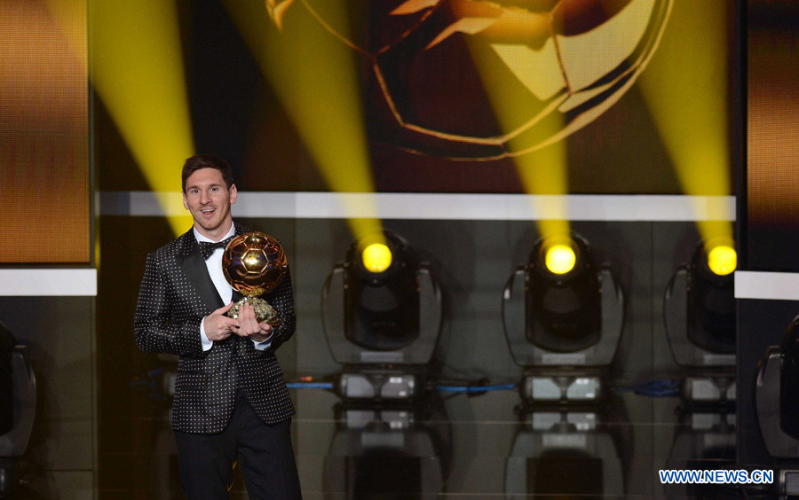 Messi sacré Meilleur Joueur de l'Année pour la quatrième fois (3)
