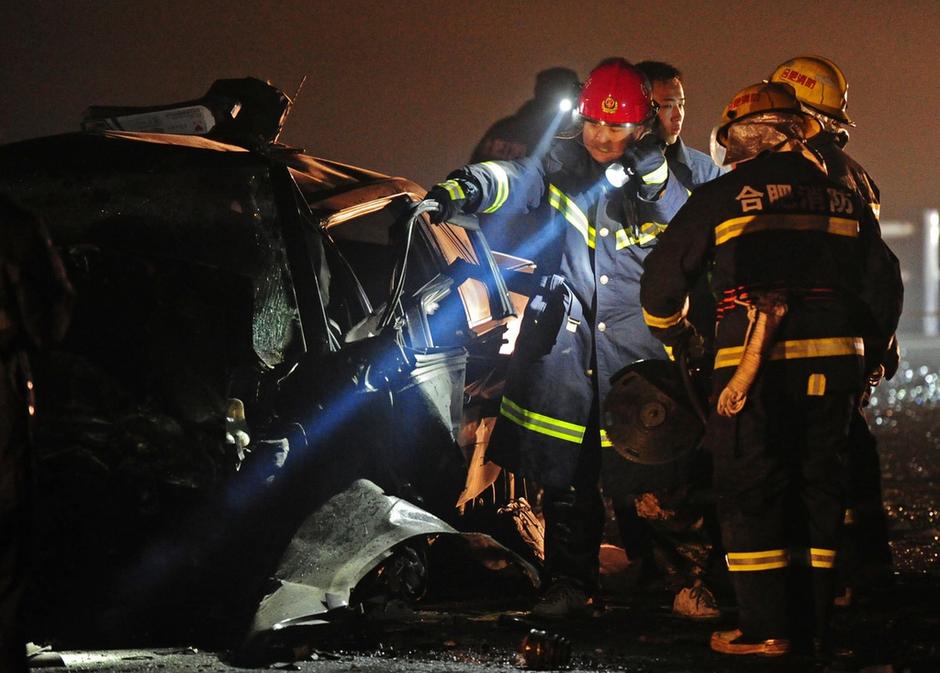 Chine : six morts et quatre blessés dans une collision entre deux véhicules à l'Anhui (8)