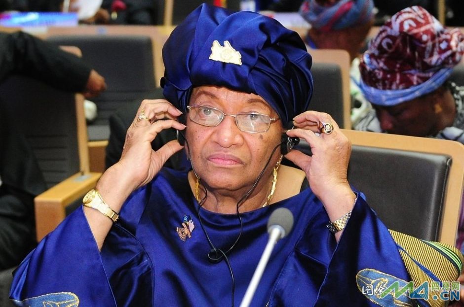 Ellen Johnson Sirleaf, présidente du Liberia