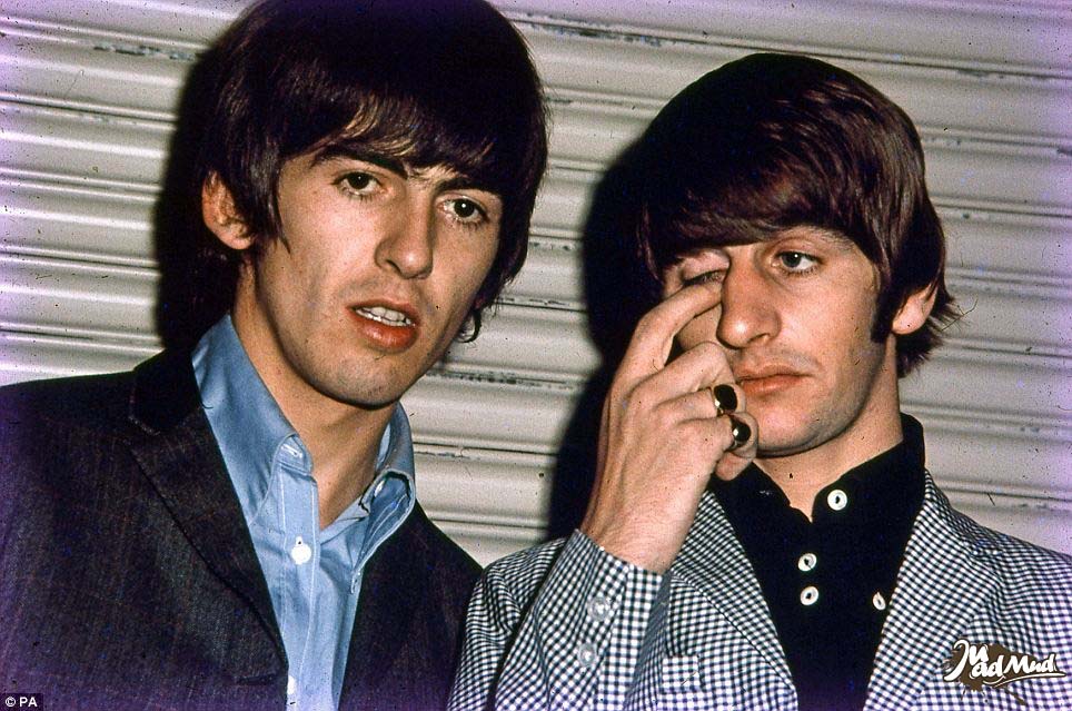 George Harrison et Ringo Starr