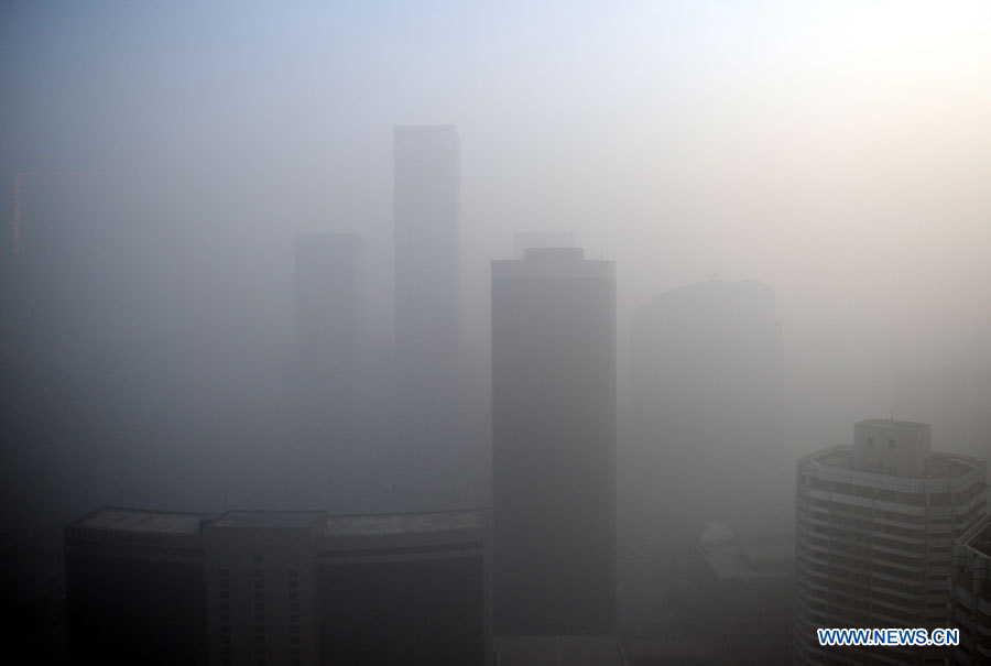 Chine : forte pollution de l'air à Beijing