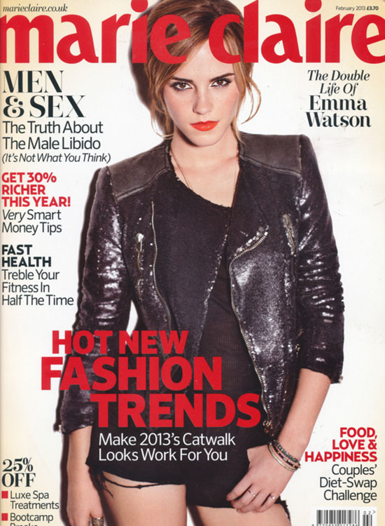 Emma Watson illustre le magazine Marie Claire