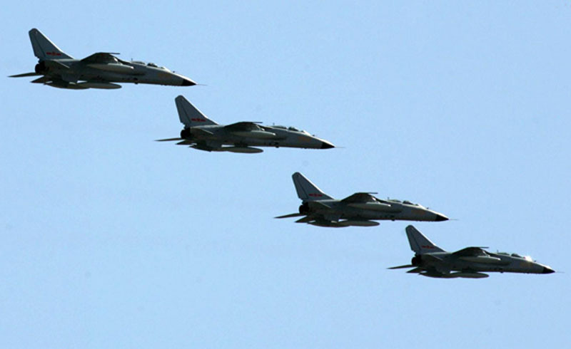 Plus de 180 avions de combat dans les 16 aéroports militaires en bordure de la mer de Chine orientale (9)