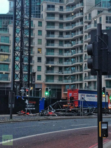Un hélicoptère s'écrase dans le centre de Londres (5)