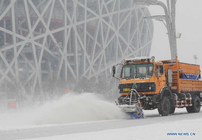 En images : Chutes de neige à Beijing (3)
