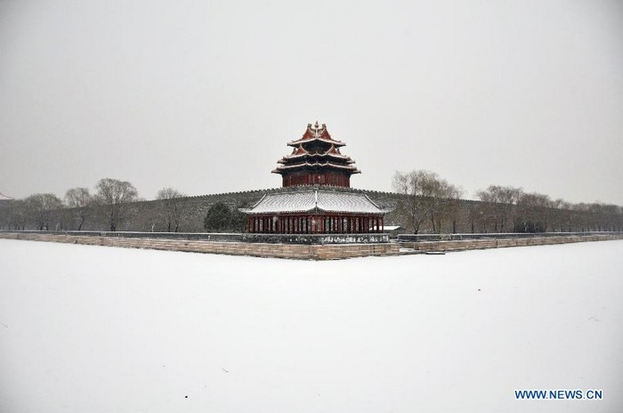 En images : Chutes de neige à Beijing (9)