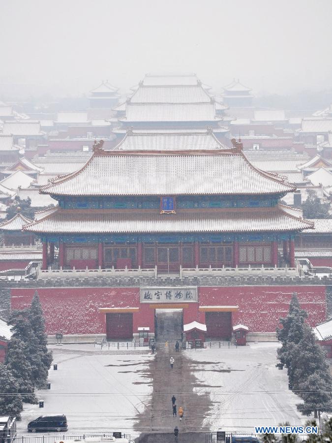 En images : Chutes de neige à Beijing (6)