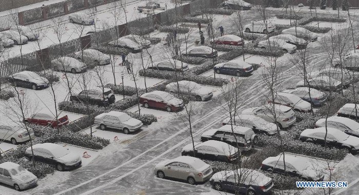En images : Chutes de neige à Beijing (5)