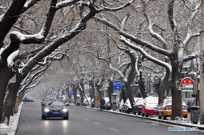En images : Chutes de neige à Beijing (7)