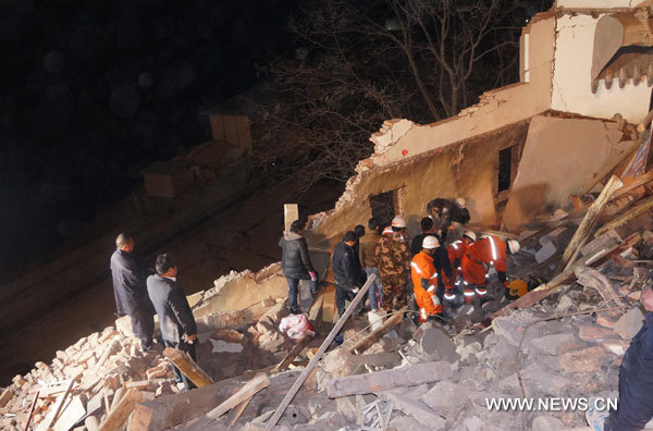 Chine : trois morts et quatre blessés dans l'effondrement d'une maison au Yunnan