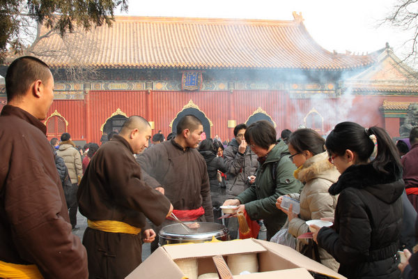 De la bouillie « Laba » gratuite au Temple des Lamas de Beijing (3)