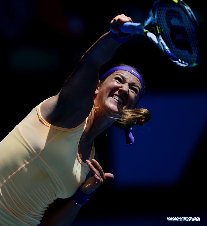 Tennis/Open d'Australie: Azarenka qualifiée en quarts de finale