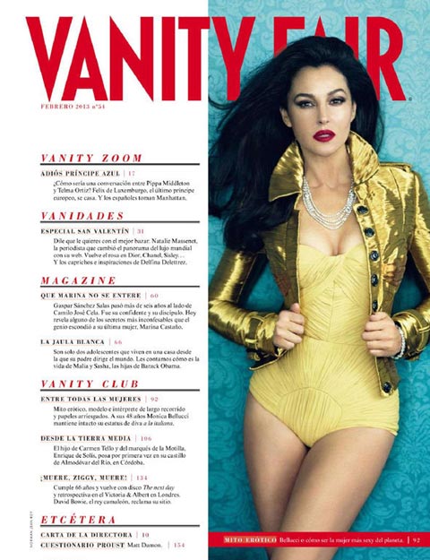 Monica Bellucci pose pour  « Vanity Fair » (6)