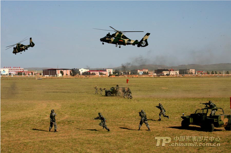 Chine : le plus grand terrain d'entraînement militaire (5)