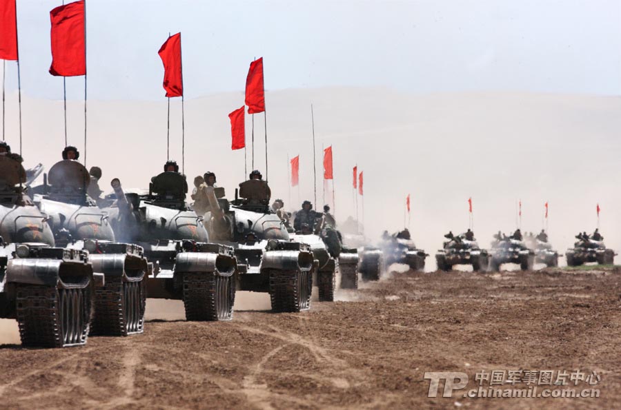 Chine : le plus grand terrain d'entraînement militaire (12)