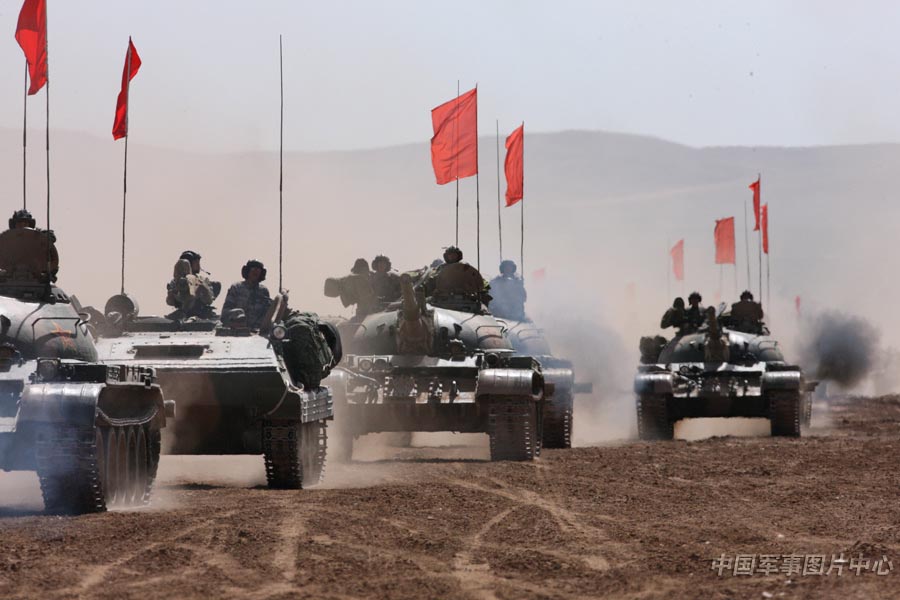 Chine : le plus grand terrain d'entraînement militaire