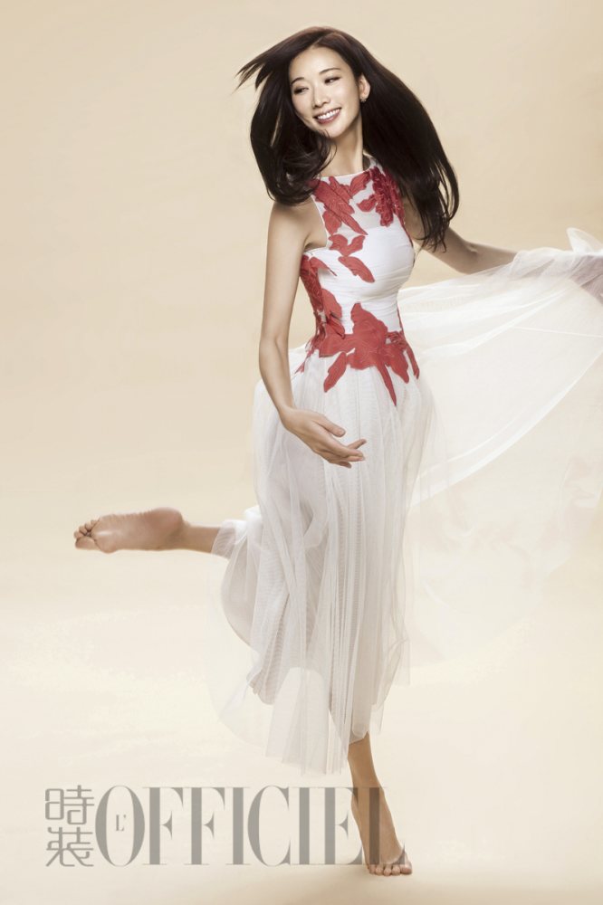 L'actrice chinoise Chiling illustre L'OFFICIEL Chine (4)