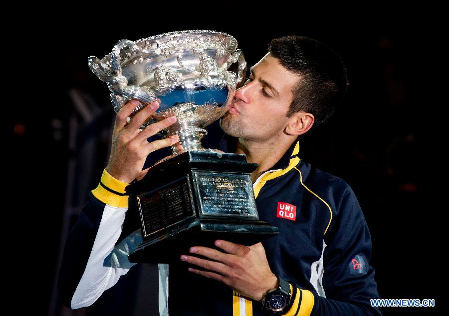 Tennis : Novak Djokovic remporte l'Open d'Australie 2013 (14)