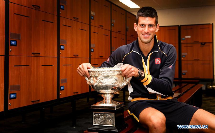 Tennis : Novak Djokovic remporte l'Open d'Australie 2013 (11)