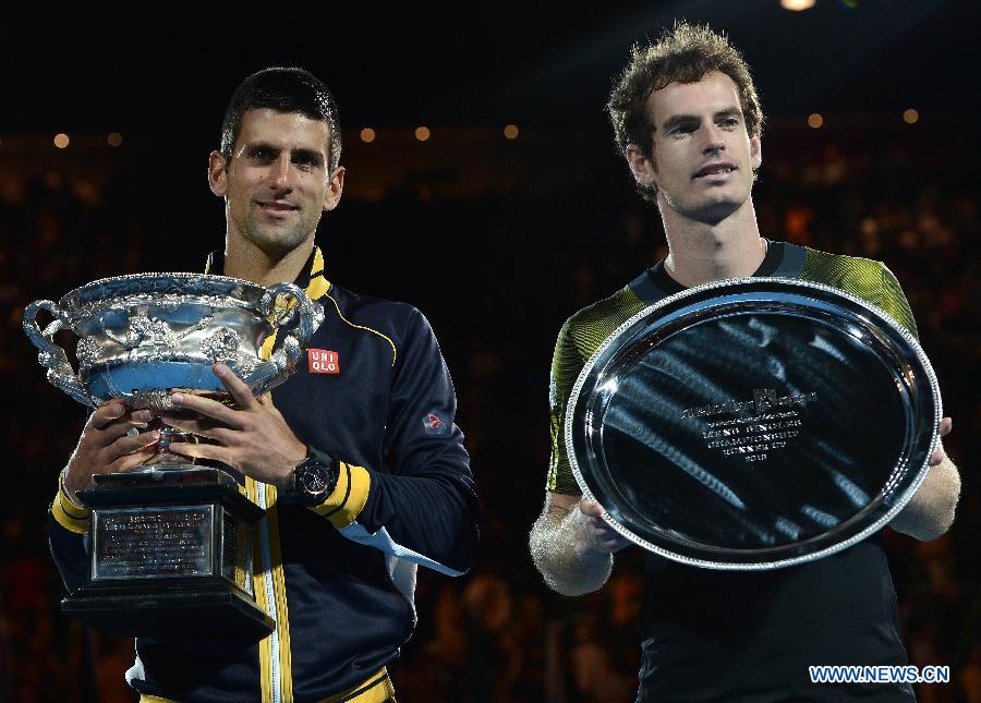 Tennis : Novak Djokovic remporte l'Open d'Australie 2013 (10)