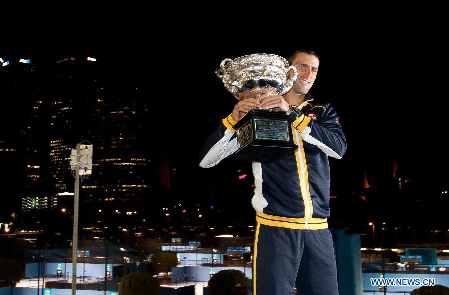 Tennis : Novak Djokovic remporte l'Open d'Australie 2013 (12)