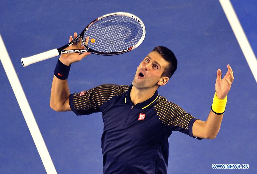 Tennis : Novak Djokovic remporte l'Open d'Australie 2013 (8)