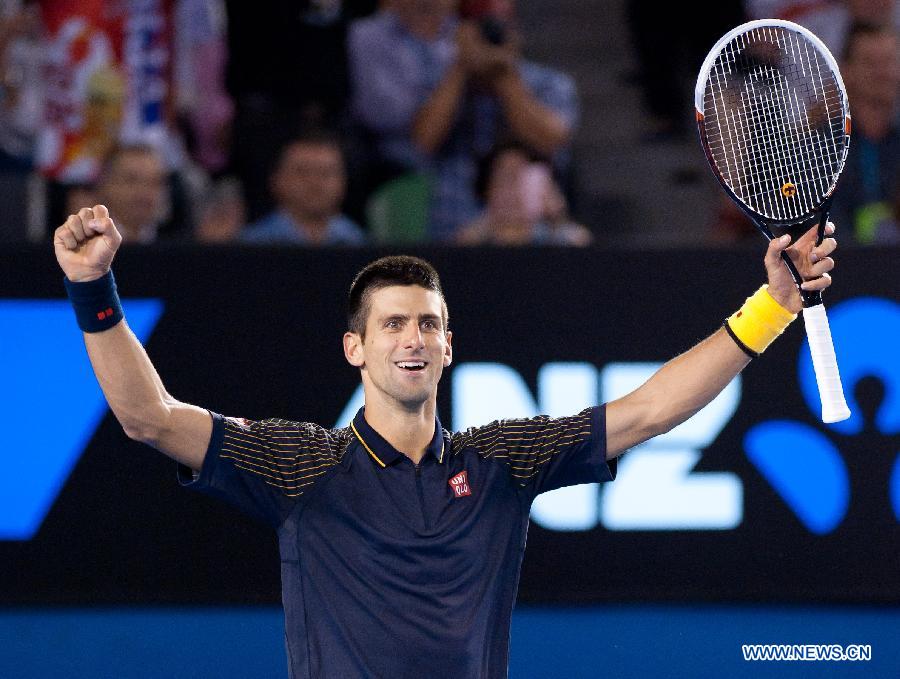 Tennis : Novak Djokovic remporte l'Open d'Australie 2013 (7)