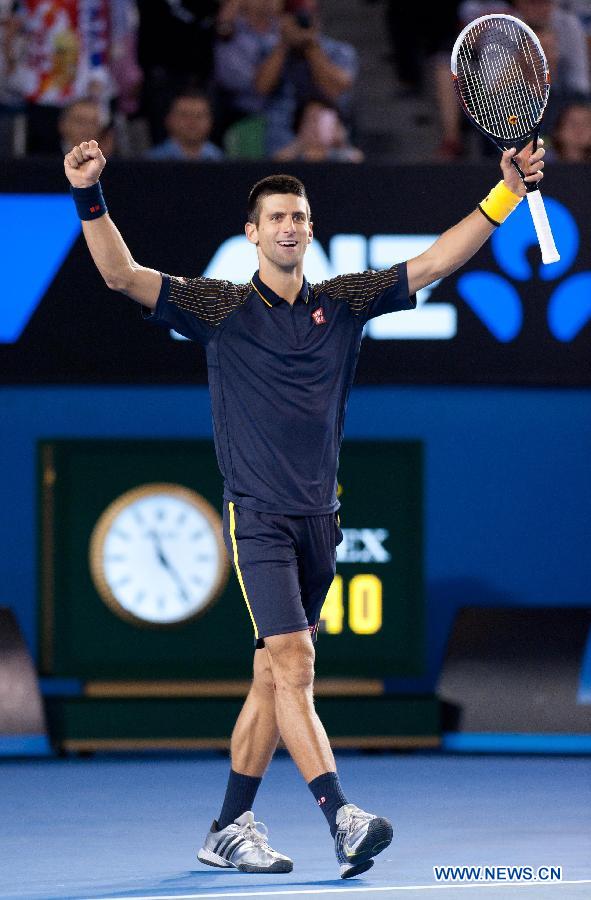 Tennis : Novak Djokovic remporte l'Open d'Australie 2013 (2)