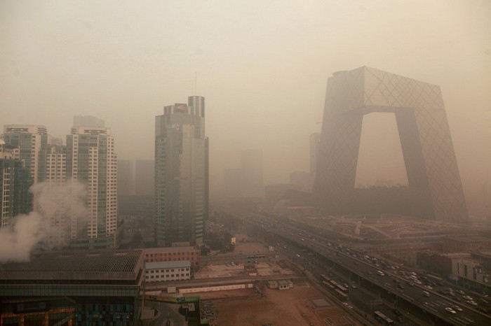 Pollution de l'air : nouvelle alerte jaune à Beijing