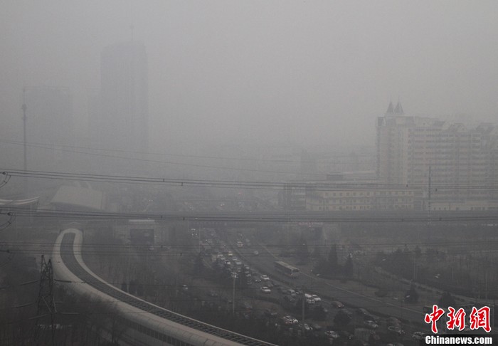 Pollution de l'air : nouvelle alerte jaune à Beijing (6)