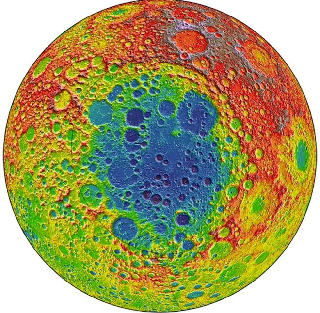 Le bassin Aitken sur la Lune