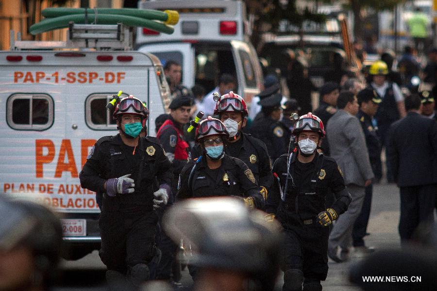 Explosion à Mexico : le bilan s'élève à 25 morts  (6)
