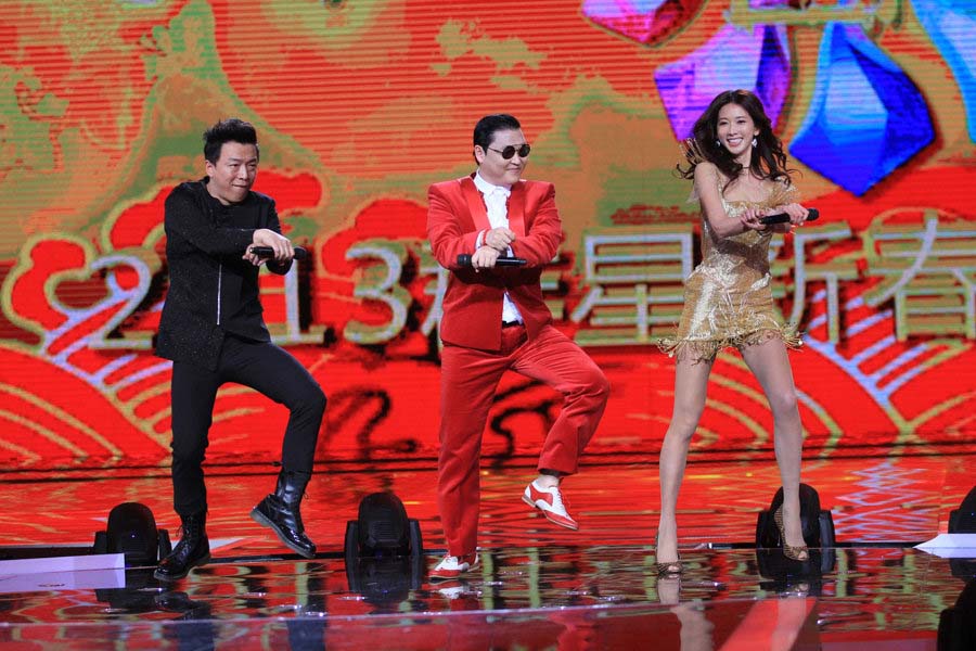 Shanghai: PSY et son «Gangnam Style» font danser les stars chinoises (4)