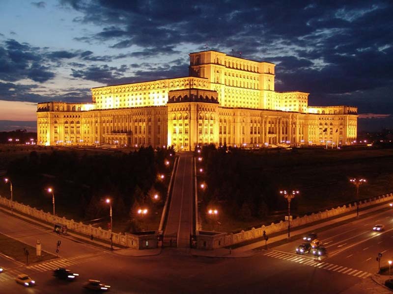 Le palais du Parlement, Bucarest, Roumanie