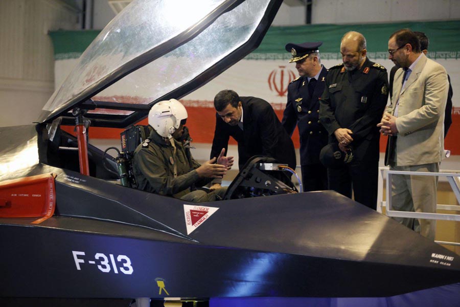 Des images du nouveau chasseur furtif iranien, le Qaher F-313  (11)