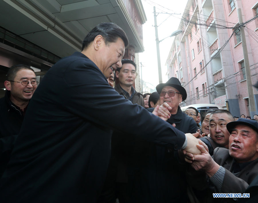 Xi Jinping se rend chez des villageois démunis et des ouvriers migrants au Gansu (2)