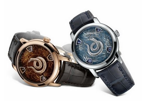 Des montres de Vacheron Constantin lancés spécialement pour l'année du serpent. 