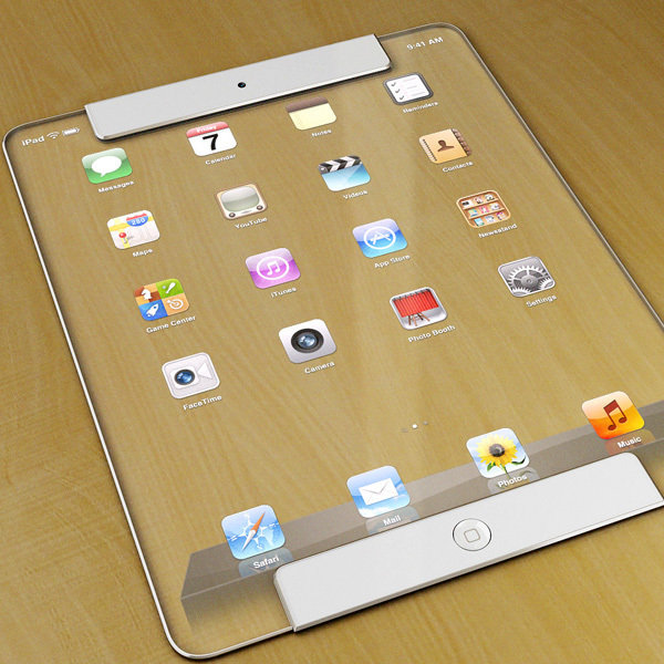 Conception impressionnante ! Un iPad transparent