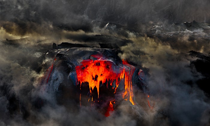 Photos : vues des volcans magnifiques par le Français Samuel Féron (9)