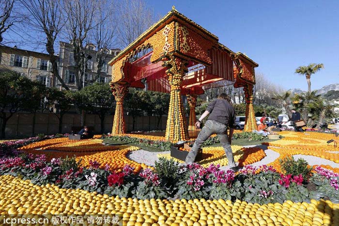 France : ouverture de la 80e Fête du citron à Menton (8)