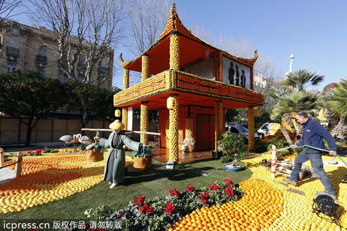 France : ouverture de la 80e Fête du citron à Menton (3)