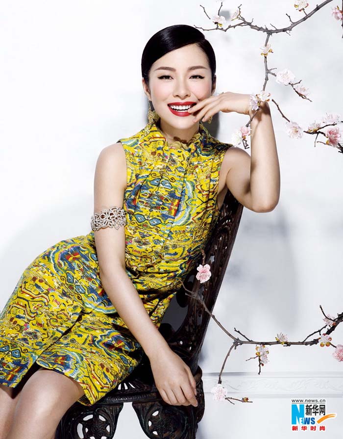 L'actrice chinoise Jiang Yiyan illustre un magazine de mode (8)